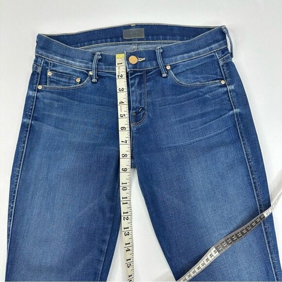 Mother Women's The Vamp Spiked Heels to Tractor Wheels Designer Jeans W25-28/L28 - Picture 9 of 11